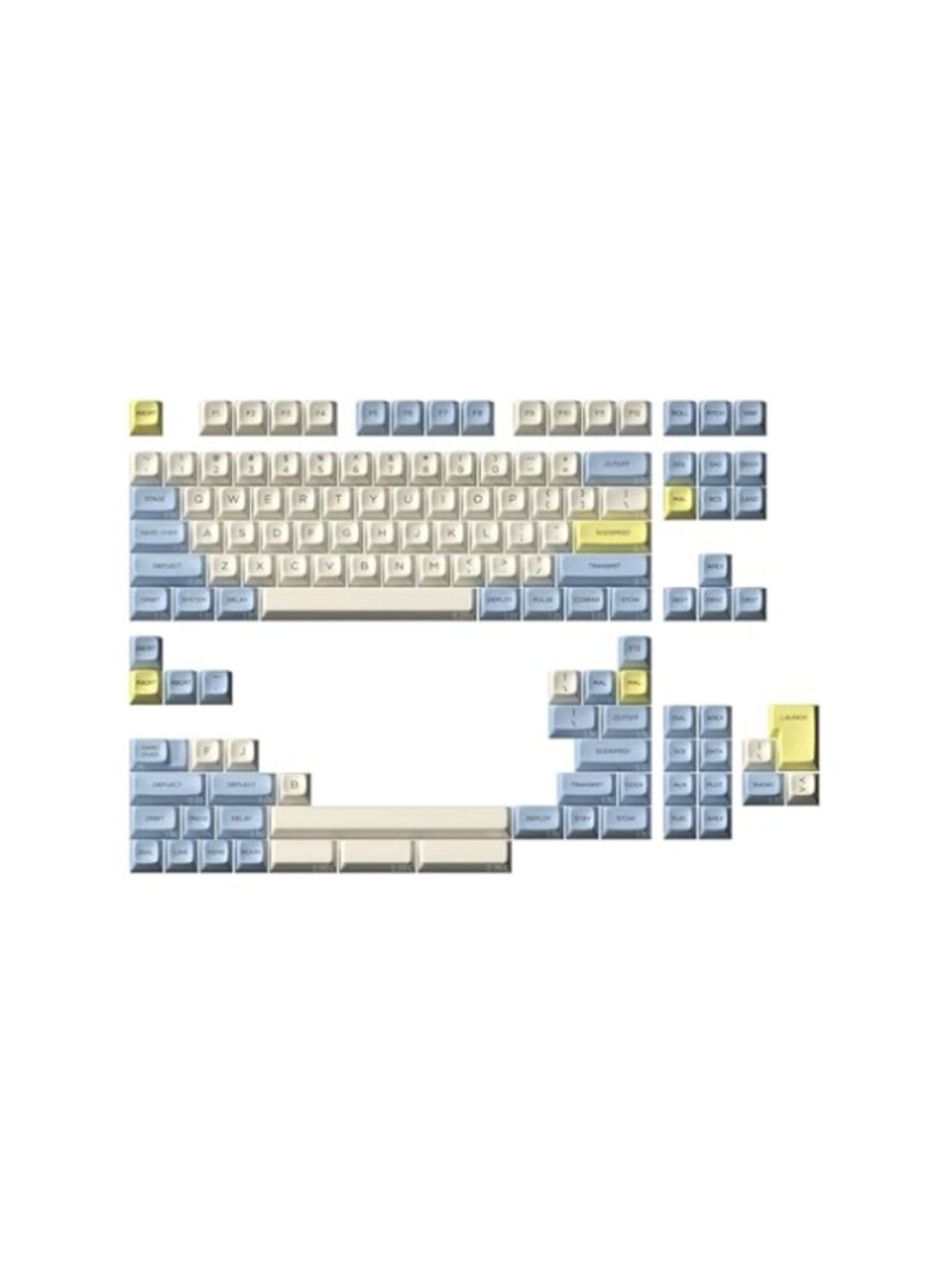 NEW Drop + MiTo MT3 Godspeed Apollo Base Kit Keycap Set